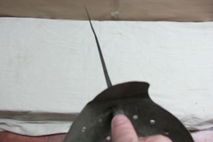 Imagen de Florete de Esgrima Antiguo Frances Cazoleta De Hierro, Madera y Piel de Mantarraya