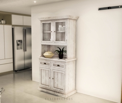 Modular Vajillero Vitrina Organizador Vintage 90 CM - tienda online