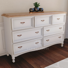 Comoda Estilo Inglesa 150 cm - Provenzal - Luis Xv - Cuatro Cedros
