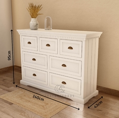 Juego dormitorio - Comoda Restoration 120 cm + Mesas de Luz en internet