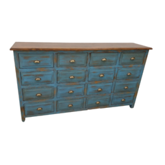 Comoda Rustica Cajonera 180 Cm- 16 Cajones Vintage - comprar online