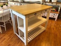 Isla de cocina - Mesa Desayunadora con cajón