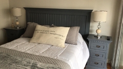 Juego dormitorio - Comoda Restoration 140 cm + Mesas de Luz + Respaldo sommier (140 cm) - comprar online