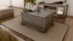 Mesa Ratona - Living - Amplio Cajón - comprar online