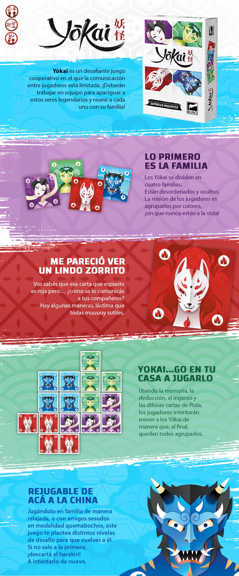 Yokai Jogo de Cartas Buro