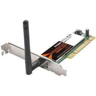 Placa de Rede Wireless PCI D-Link 54Mbps 802.11b/g, DWA-510