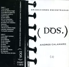 Andres Calamaro - Grabaciones encontradas 2