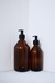 DISPENSER DE VIDRIO ÁMBAR - tienda online
