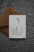 "SERIE ORGÁNICA" TARJETA ILUSTRACIÓN GRIS C/SOBRE - comprar online
