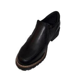 Cuero Negro Dos Cierres - tienda online