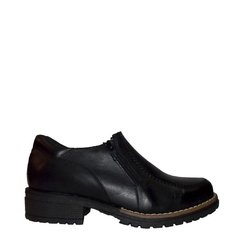 Cuero Negro Dos Cierres - comprar online