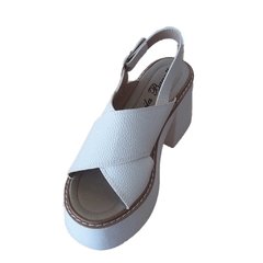 Simil Cuero Blanco Cruzada - Calzados Onnik