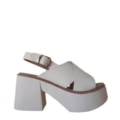 Simil Cuero Blanco Cruzada - comprar online