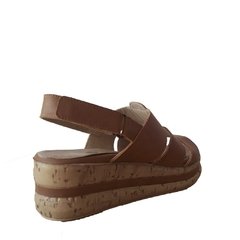 Cuero Camel Tres Tiras - tienda online