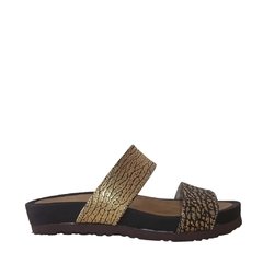 Cuero Oro Print Dos Tiras