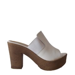 Cuero Blanco Elásticos - comprar online