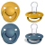 Chupete Bibs De Lux Mustard / Petrol en internet