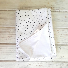 Manta DOBLE ALGODON Puntitos - comprar online