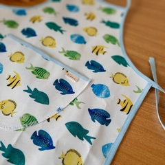 Delantal IMPERMEABLE Peces - comprar online