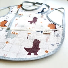 Babero DELANTAL CANGURO DINOS - comprar online