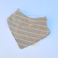 Babero BANDANA rayas beige - comprar online