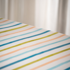 Mantel LINEAS MULTICOLOR rectangular