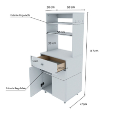 Mueble para Microondas KP50 en internet