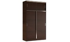 Placard con Baulera Dakar 2 Puertas Corredizas 1,40 - MUEBLES SANTA MARIA