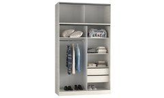 Placard con Baulera Dakar 2 Puertas Corredizas 1,40 - comprar online