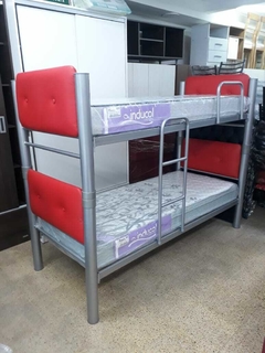 CAMA SUPERPUESTA DE CAÑO. TAPIZADA en internet