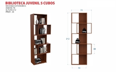 Biblioteca Juvenil 5 cubos - MUEBLES SANTA MARIA