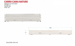 Carro Cama Nature - MUEBLES SANTA MARIA