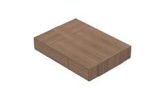 Base de sommier con cajones. Plataforma Benethon 2 Plazas - tienda online