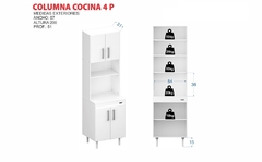 Columna Cocina 4 Puertas