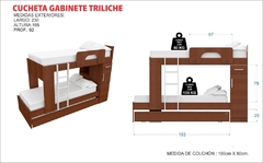 Cama Cucheta Triliche - tienda online