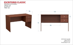 Escritorio Classic - MUEBLES SANTA MARIA