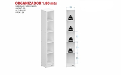 Organizador 1,80 mts. - comprar online