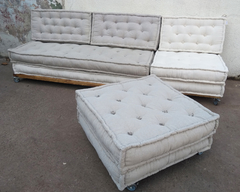 Base de colchón con respaldo Sendai whells madera sustentable - tienda online