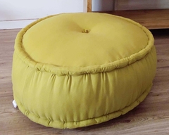 Imagen de Otomana tatami redondo puff artesanal sustentable