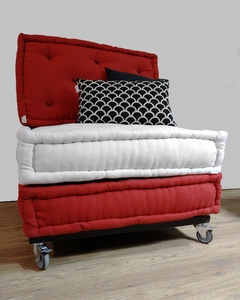 Sillón tatami módulo chico 80 con base Sendai whells - tienda online