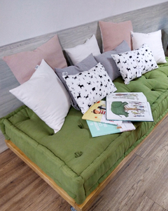Almohadón Decorativo Sustentable Con Funda Desmontable en internet
