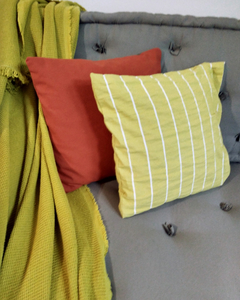 Almohadón Decorativo Sustentable Con Funda Desmontable - tienda online