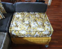 Sillón esquinero modular tatami con Bases Sendai con respaldo en internet