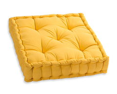 Almohadón de piso tatami cuadrado puff artesanal sustentable - comprar online