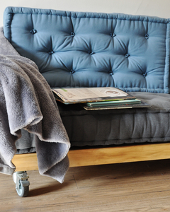 Imagen de Sillón tatami módulo chico 80 con base Sendai whells