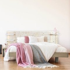 Respaldo Flam con Mesa de Luz Flotante madera guatambú maciza - tienda online