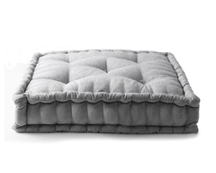 Almohadón de piso tatami cuadrado puff artesanal sustentable - comprar online