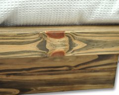 Cama Japonesa con respaldo madera sustentable pallet reciclado - FENIX manufactura de muebles