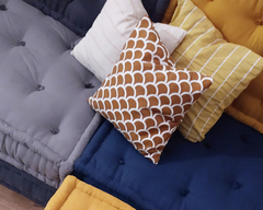 Sillón esquinero modular tatami con Bases Sendai con respaldo - tienda online