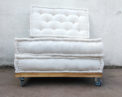 Imagen de Sillón tatami módulo chico 80 con base Sendai whells